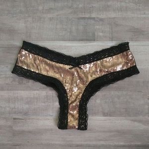 NWT Victoria's Secret Sequin Cheekies